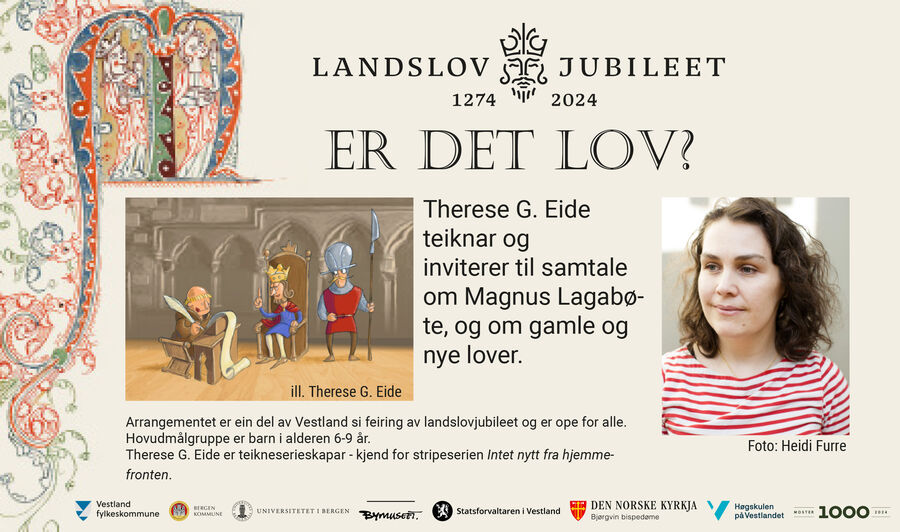 Er det lov? Eit program i ord og teikningar med Therese Eide